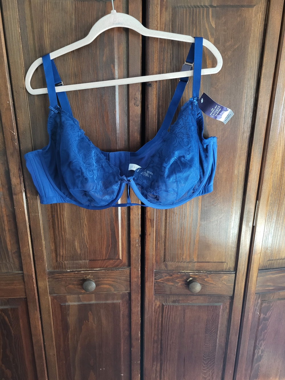 Lane Bryant Royal Blue Lace Underwire Bra